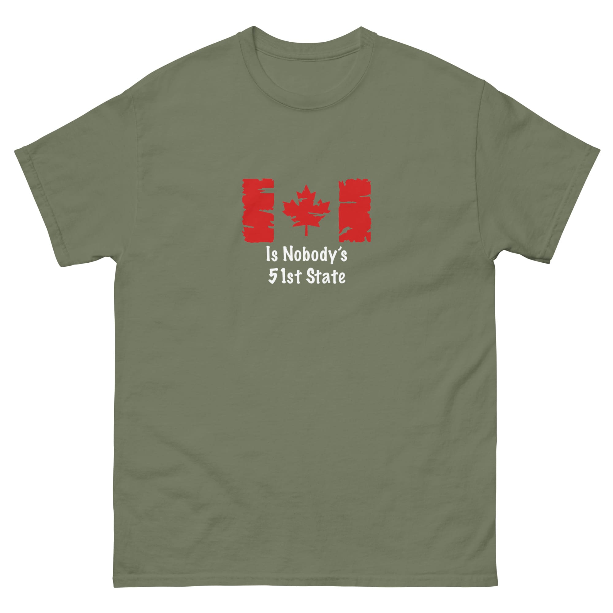 Canada is Nobody's 51st State Mens TShirt - Image 10