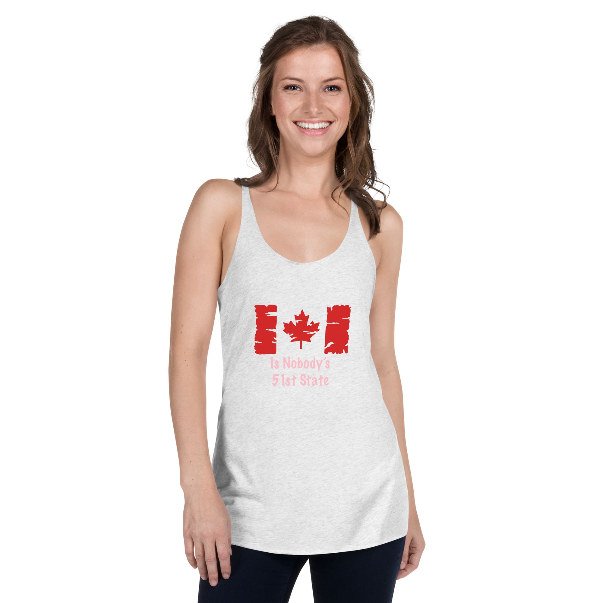 Womens Canada's Nobody's 51st State - Pink Lettering - Image 12