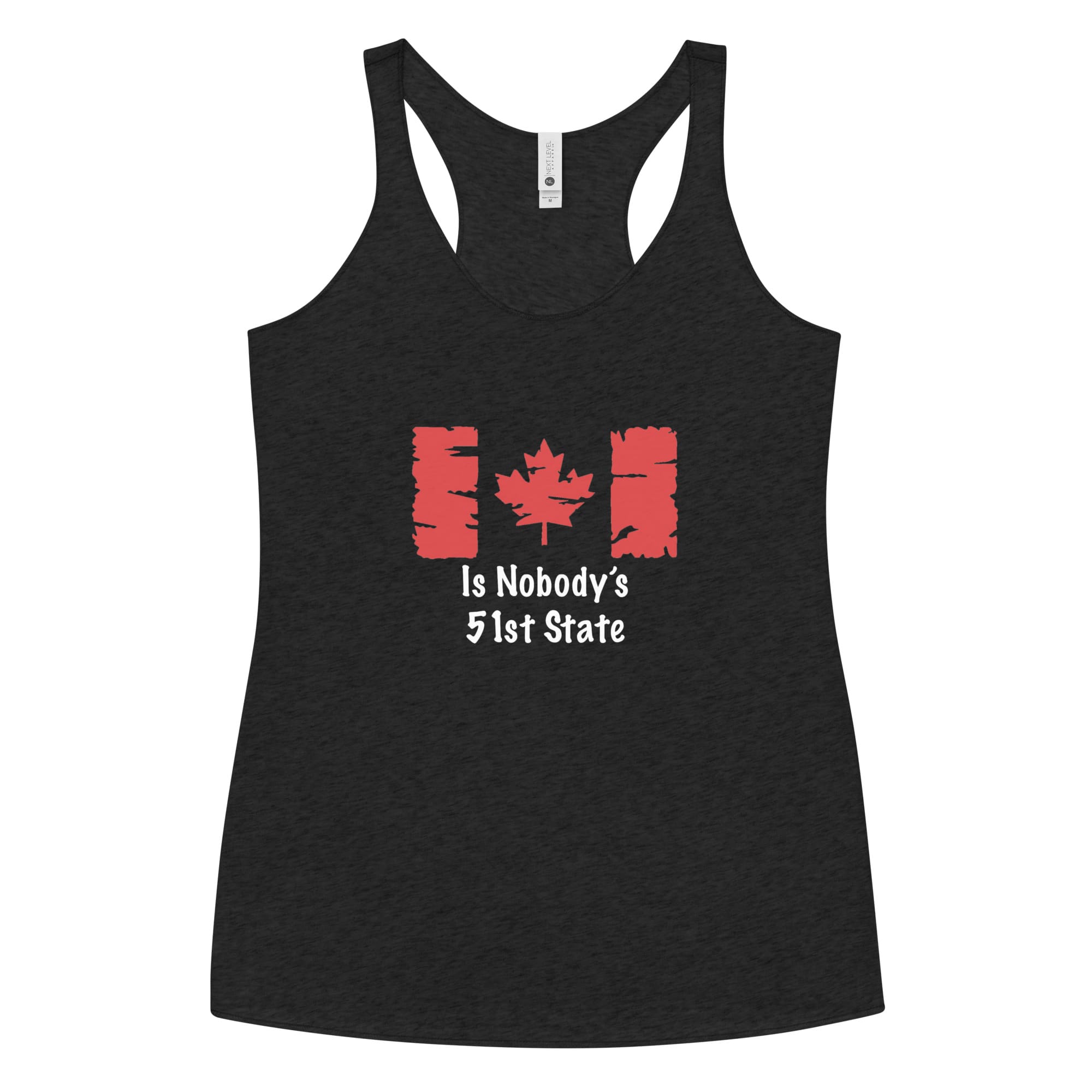 Womens Canada's Nobody's 51st State - White Lettering - Image 15