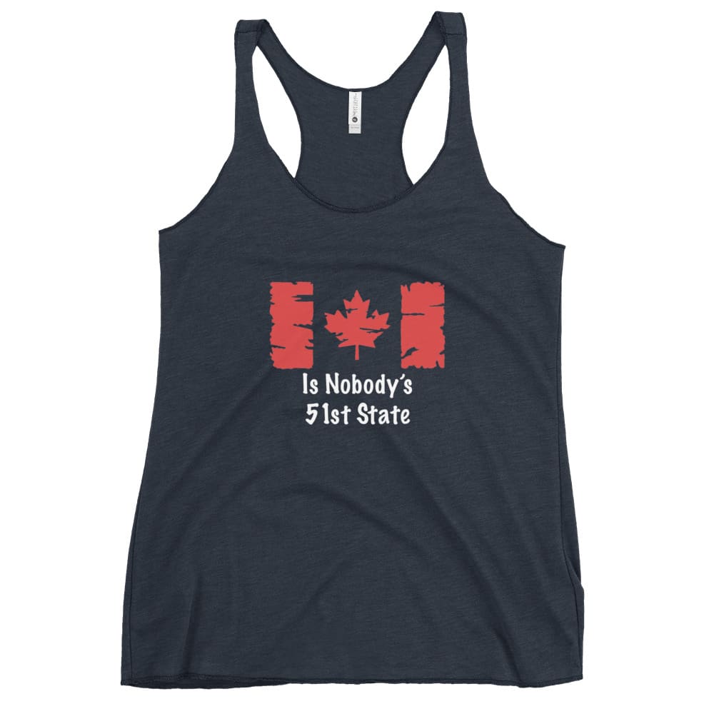 Womens Canada's Nobody's 51st State - White Lettering - Image 2