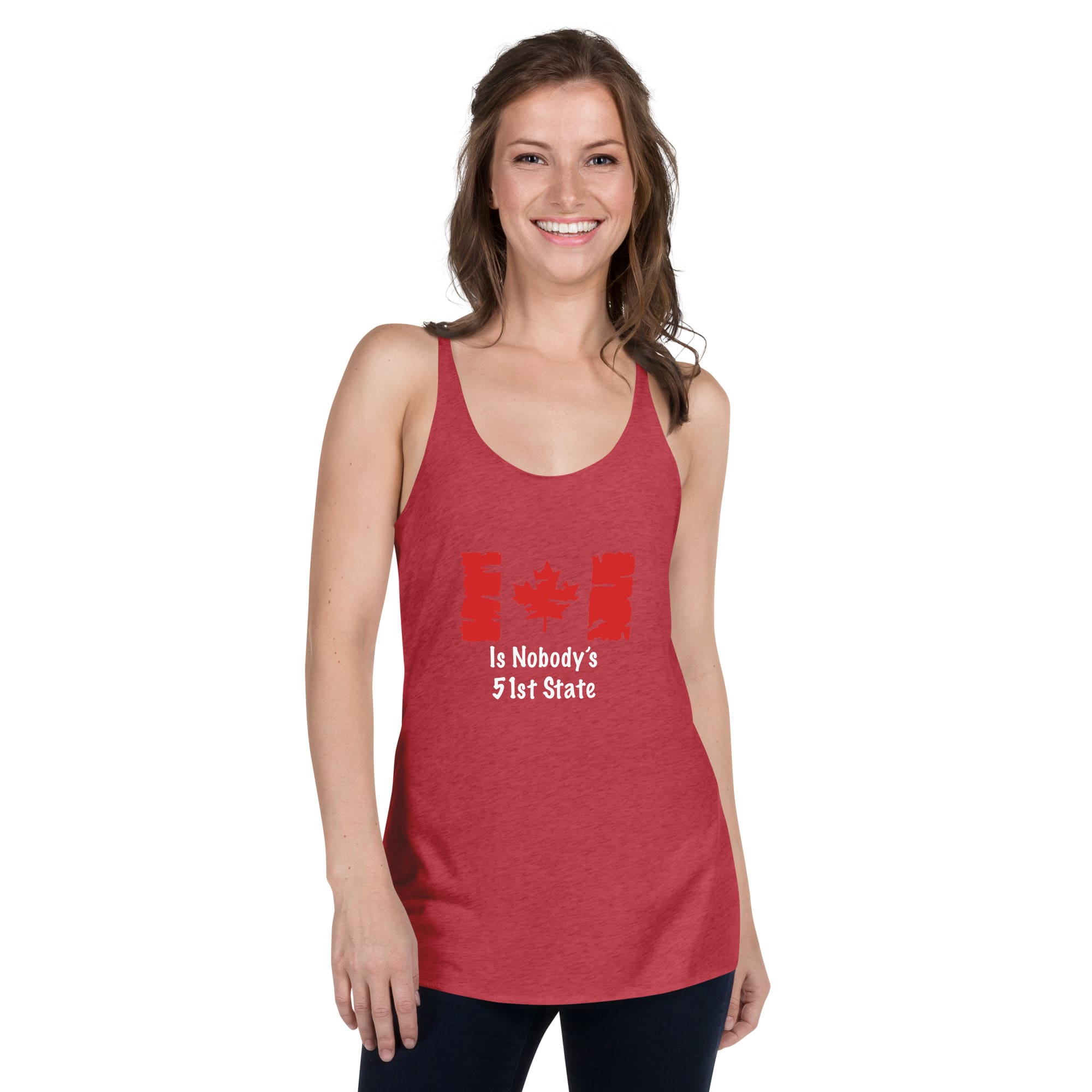 Womens Canada's Nobody's 51st State - White Lettering - Image 19