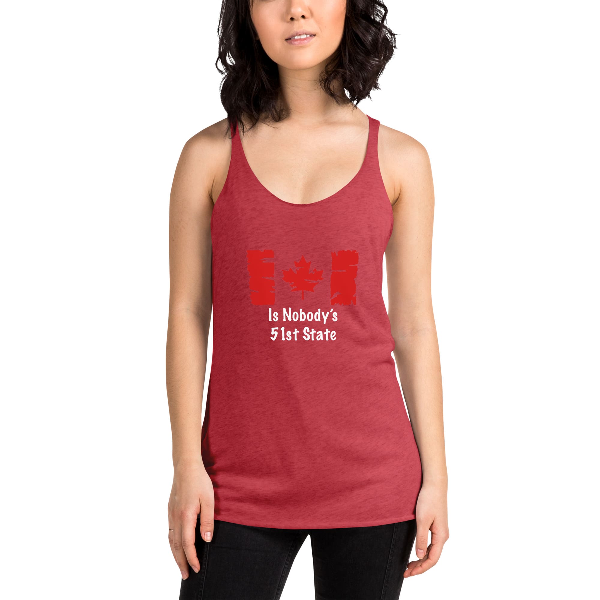 Womens Canada's Nobody's 51st State - White Lettering - Image 20