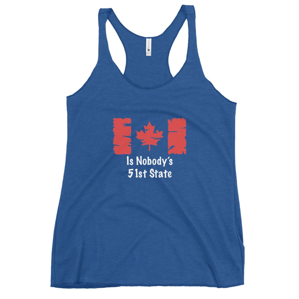 Womens Canada's Nobody's 51st State - White Lettering - Image 5