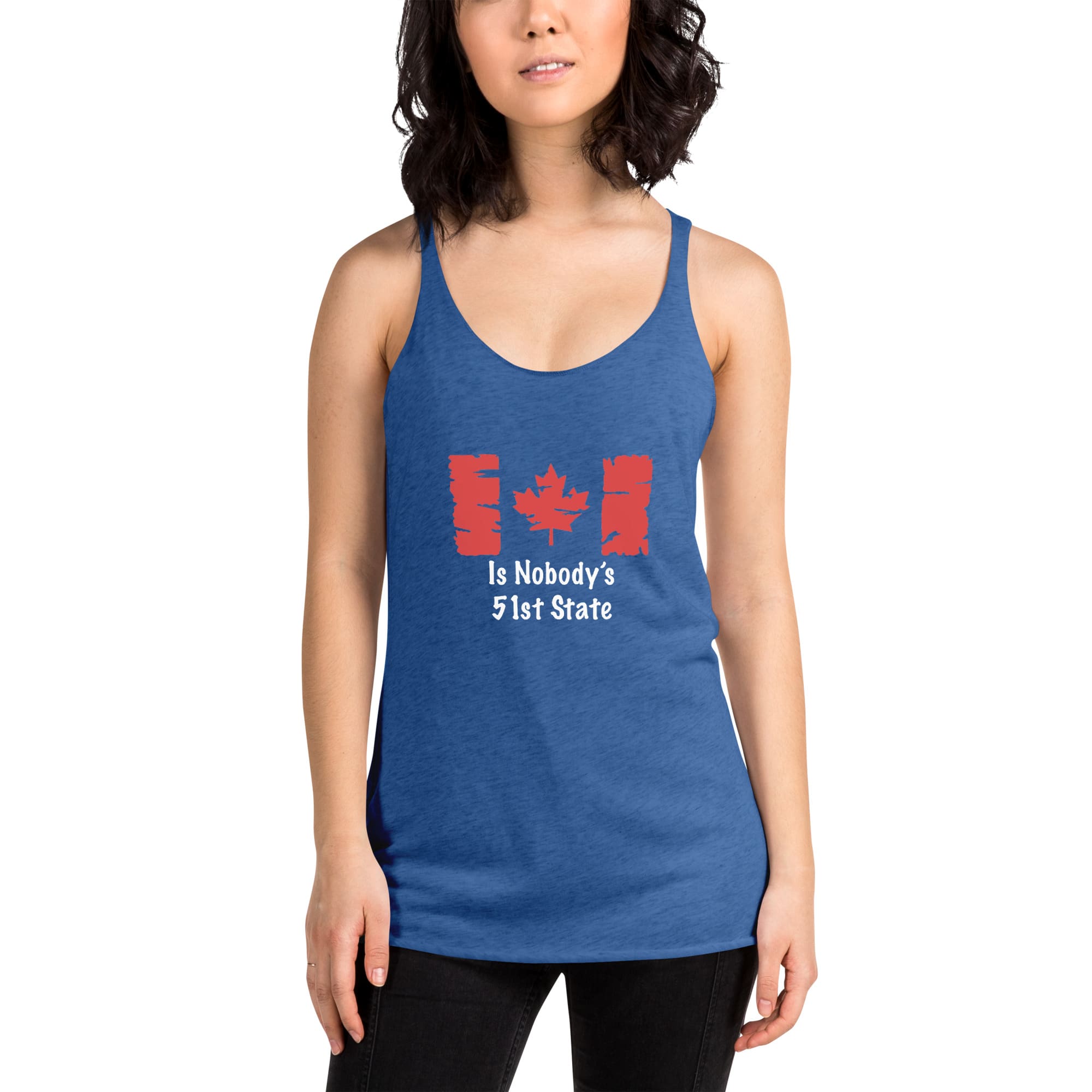 Womens Canada's Nobody's 51st State - White Lettering - Image 22